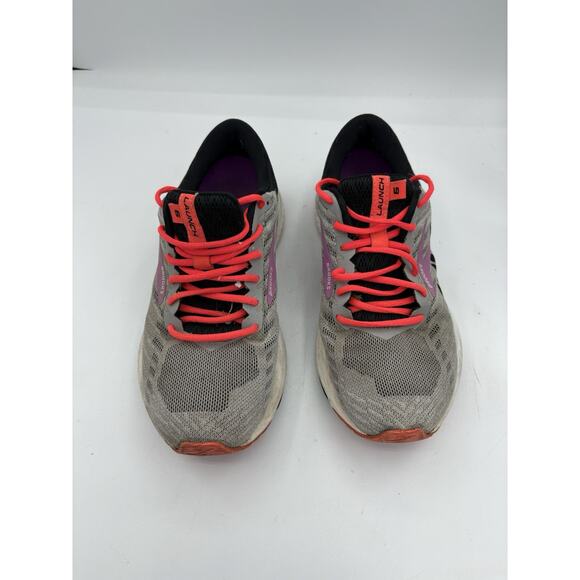 Brooks Sneakers Womens Size 7.5‎ Launch 6 Gray Black 1202851B027 Running Walk - Picture 5 of 11